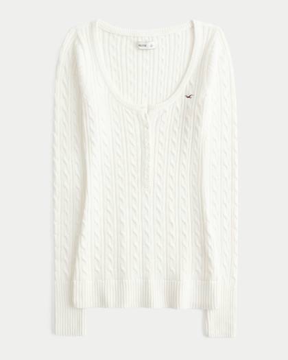 Cable-Knit Icon Henley