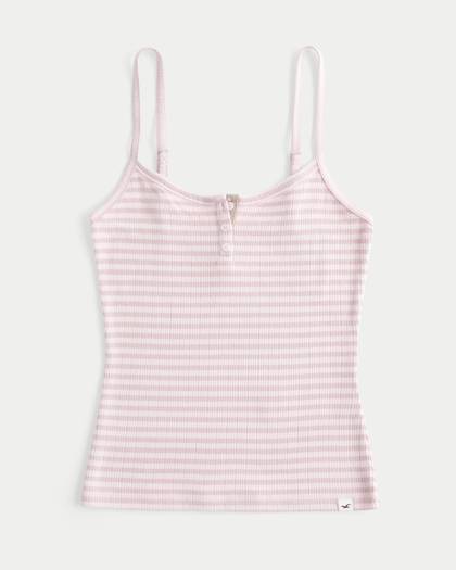 Ultimate Cozy Pointelle Henley Tank