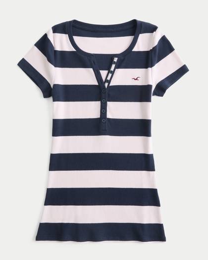 Short-Sleeve Icon Henley
