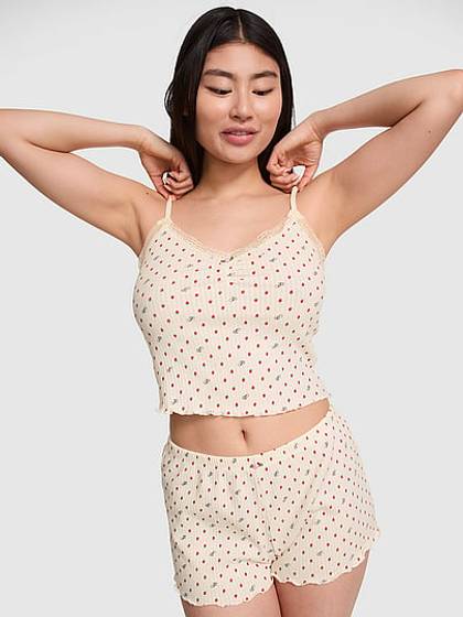 Drop Needle Pointelle Tank Top