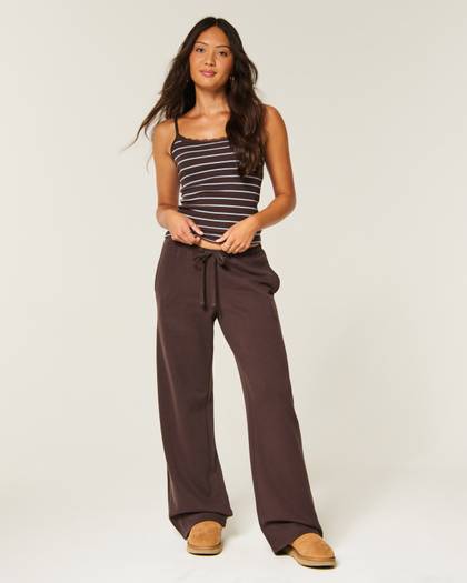 Hollister Feel Good Low-Rise Wide-Leg Sweatpants