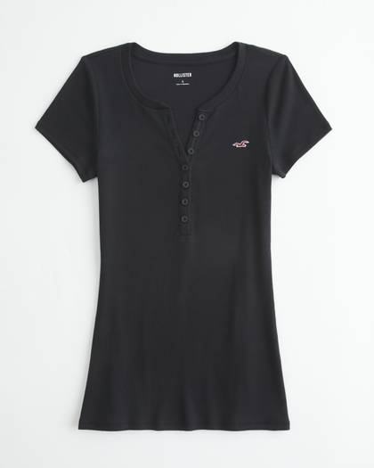 Short-Sleeve Icon Henley