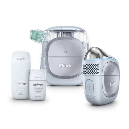 Shark FacialPro Glow & DePuffi At Home Skincare Devices Bundle​, Blue | FH320 | SharkNinja