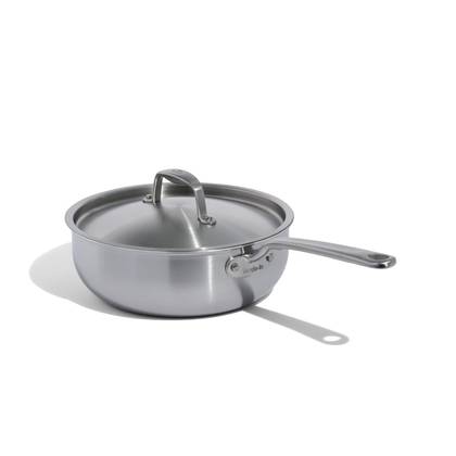 Made In Stainless Steel Clad Saucier, 3 qt.