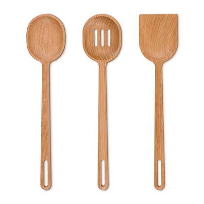 Le Creuset 3-Piece Signature Wood Tools Set