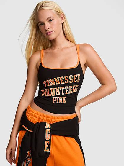 All-Day Cotton™ Bling Strappy Tank Top