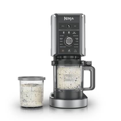 Ninja Creami XL Deluxe 11-in-1 Ice Cream Maker, Silver in Stone Silver | NC501 | SharkNinja