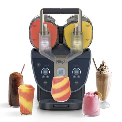 Ninja SLUSHi Twist Slushie Machine in Blue, 10plus Servings in Blue | FS701BL | SharkNinja
