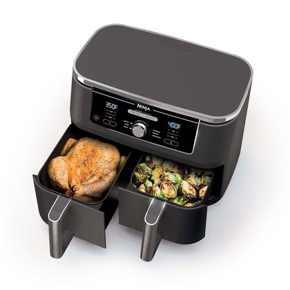 Ninja Foodi 10-QT Dual Air Fryer in Grey | DZ401 | SharkNinja